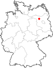 Karte Walsleben bei Neuruppin
